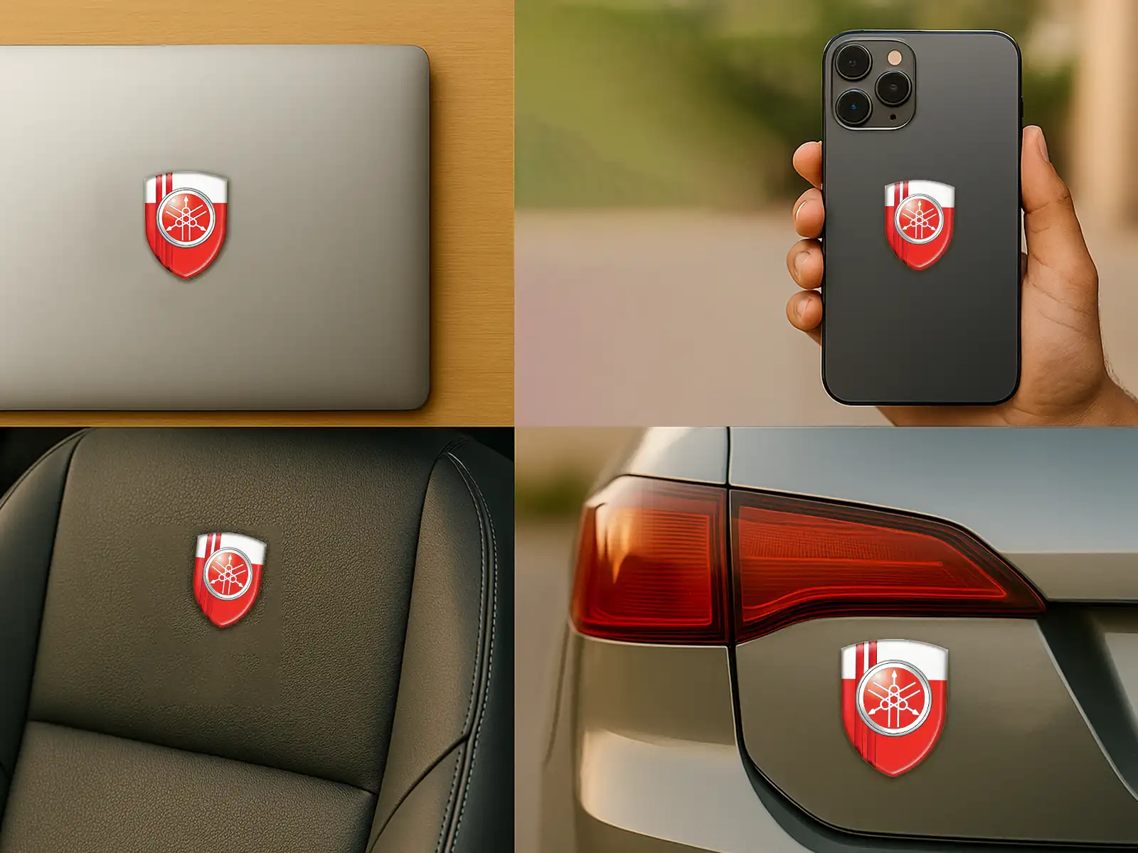 Yamaha Décalcos Auto-Adhésifs Look Haut de Gamme Premium
